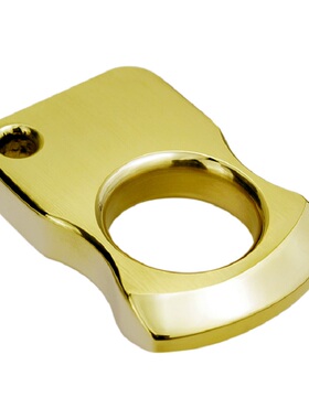 黄铜拉丝户外防身防卫指虎