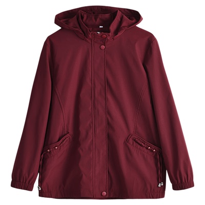 胖妈妈外套夹克显瘦洋气风衣短款