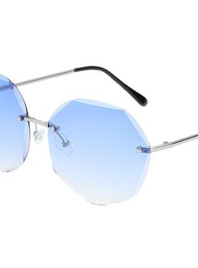 太阳镜金属板材韩版树脂多边形