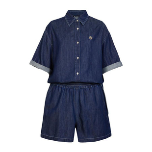 婉甸2026夏季新品经典原色丹宁套装牛仔休闲两件套女1252L01DX1