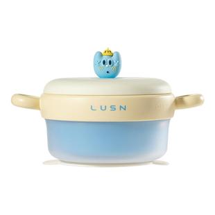 如山宝宝辅食碗注水保温婴幼儿专用不锈钢吃饭恒温吸盘儿童餐具