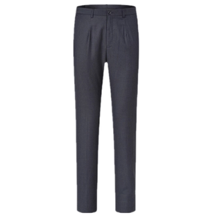 招商银行行服男西裤招行工作服蓝条纹西装裤子工装招行上班工作裤