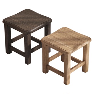 实木矮凳小凳子家用客厅小板凳茶几小木凳储物收纳凳小方凳脚凳