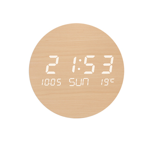 挂钟客厅2026新款创意时钟壁灯钟表挂墙免打孔万年历简约现代大气