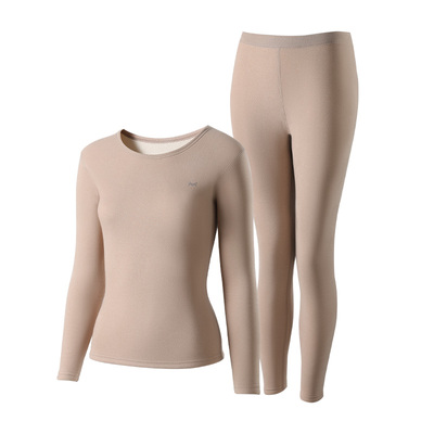 猫人小个子保暖内衣女秋衣裤套装