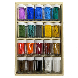 进口KUSAKRBE日下部色粉国画/工笔/唐卡/坦培拉水彩色粉颜料套装