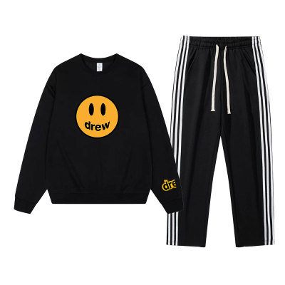 重磅棉卫衣裤子一套加绒薄款可选