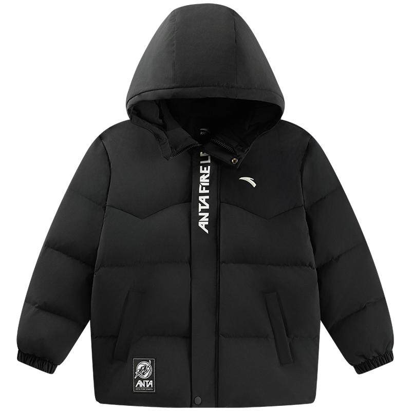 星火篮球系列安踏儿童男大童羽绒服2025冬款新保暖中大童防水外套