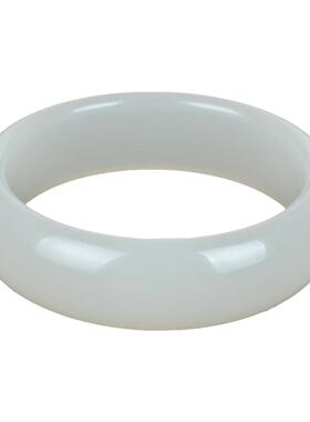 扁圆形和田玉手镯