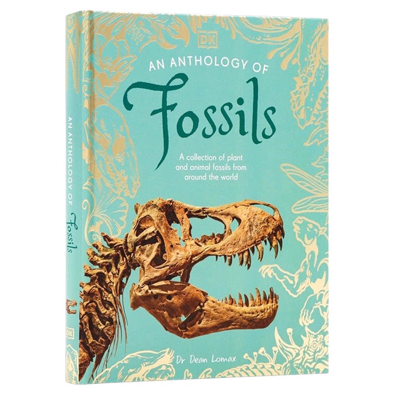 DK 小典藏博物馆化石选集英文原版 An Anthology of Fossils 来自世界各地的动植物化石集少儿英语科普 100多块化石笔记照片插图