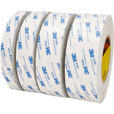 正品3M9448A双面胶 超薄高粘度固定强力无痕耐高温白色双面胶3M胶