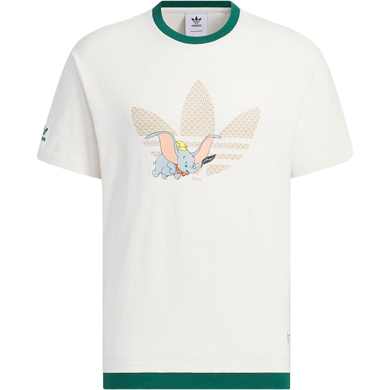 Adidas/阿迪达斯正品三叶草男子运动休闲卡通圆领短袖T恤IN1071