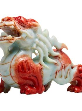 古玄空岫玉招财中式客厅送人