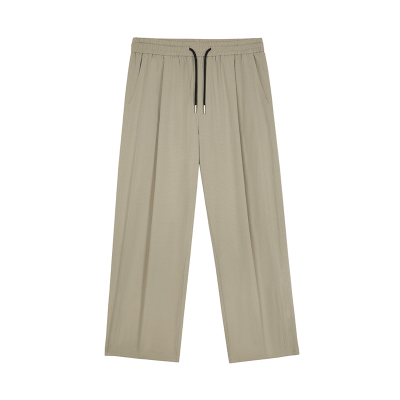 GWIT 夏季薄款凉感透气阔腿长裤日系宽松轻薄直筒廓形休闲裤男