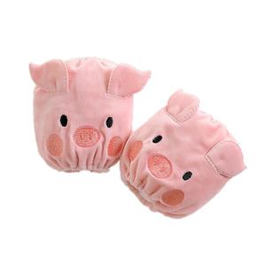 宝宝袖套婴幼儿可爱毛绒手袖头男童女童卡通短款儿童秋冬小孩套袖