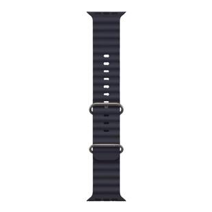 华强北S8新款海洋硅胶表带运动款applewatch8 ultra通用iwatch7/6