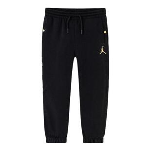 JORDAN耐克裤子中大童针织长裤24秋冬新款男童加绒加厚运动裤童装