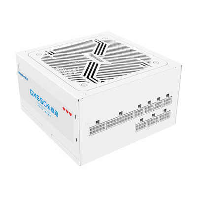 航嘉GX850全模组电源电脑650W台式机主机游戏750W/850W金牌雪域白