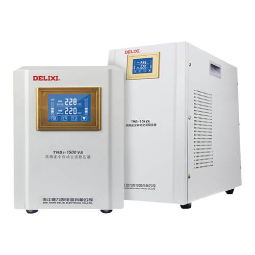 德力西电气稳压器220V全自动家用液晶单相空调冰箱电源稳定器TND3