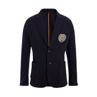 GUESS大学生宽松纯色修身学院风便服西装外套