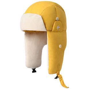 卡蒙冬季户外运动轻盈防寒羽绒雷锋帽女款东北白鸭绒寒区护耳棉帽