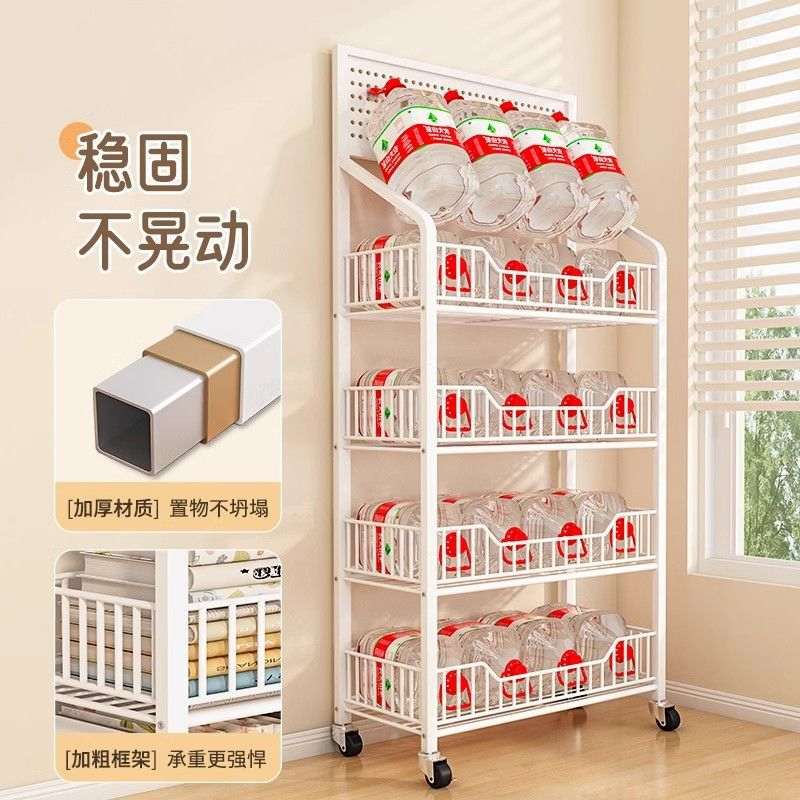零食置物架网红小食品饮料展示货架收银台便利店超市移动架子多层