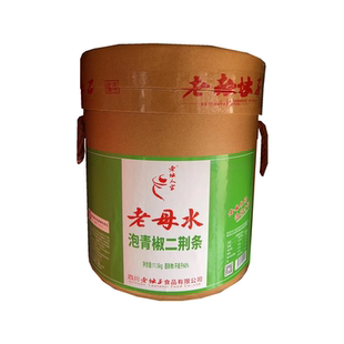 老坛人家泡青椒二荆条11.5kg四川泡青辣椒泡菜泡红海椒商用桶装