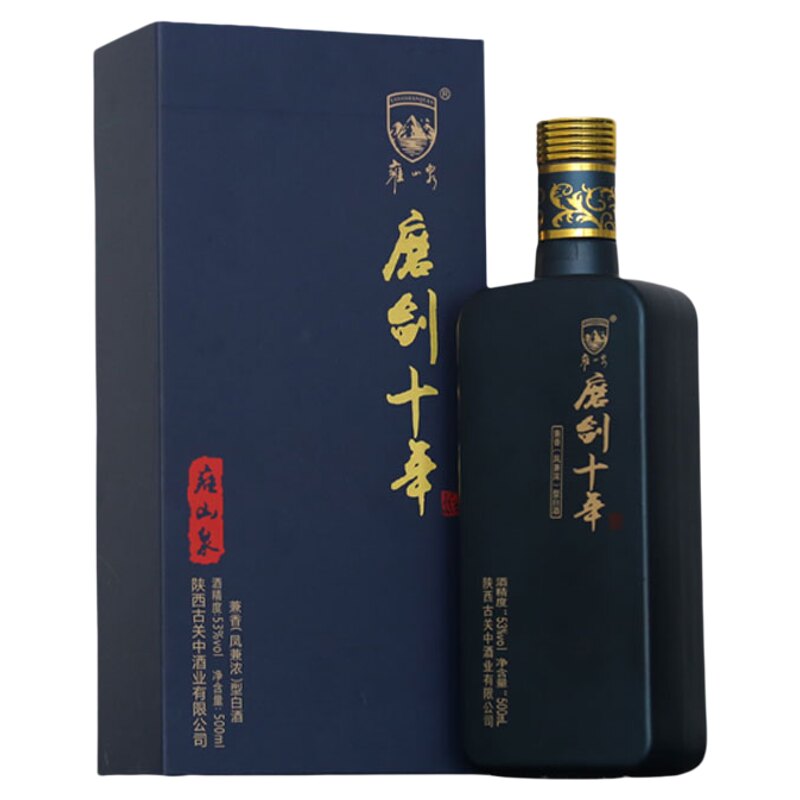 53度绵柔凤香磨剑十年500ml