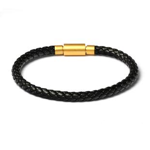 5mm绳牛皮绳手绳手链男款可穿3D转运珠饕餮刺青XL系列钢丝绳防水