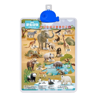 乐乐鱼逻辑挂图有声早教宝宝婴幼儿认知卡发声儿童大面积点读玩具