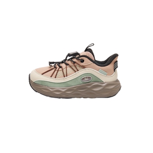 SMIBU童鞋2025冬新款加绒运动鞋男女童户外鞋跑步体考鞋丹霞地质