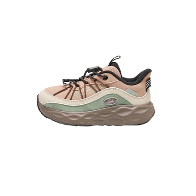 SMIBU童鞋2025冬新款加绒运动鞋男女童户外鞋跑步体考鞋丹霞地质