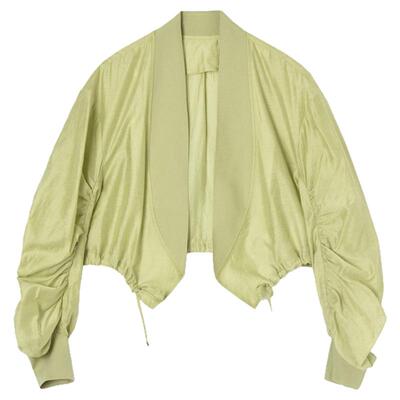 设计感上衣含天丝短款外套