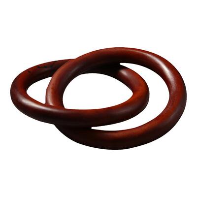 长白山-纯手工雕刻天然雷击枣木乾坤圈阴阳环老料手镯张至顺推荐