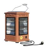 神彪新款五面取暖器多功能电取暖器烧烤型烤火炉家用小太阳电暖炉