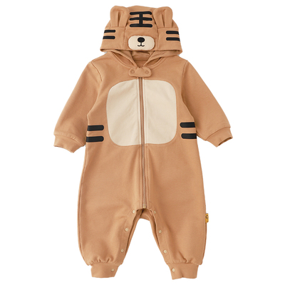 婴儿连体衣春秋宝宝衣服连帽卫衣
