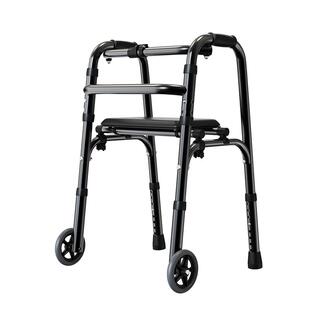 雅德老人走路助行器腿脚不便防摔倒代步车辅助站立助步器四脚拐杖