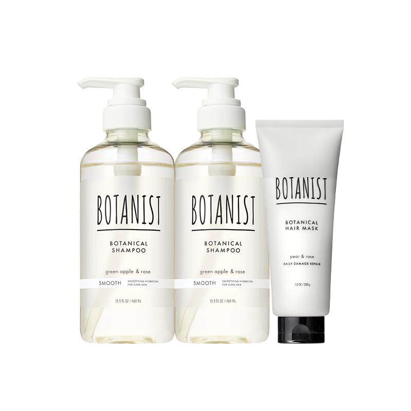 BOTANIST植物学家蓓甜诗柔顺洗护改善毛躁洗发水护发素发膜套装