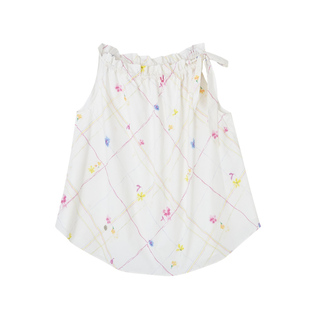 SOMESOWE 波嘻风系带挂脖上衣女夏设计感绝美无袖吊带外穿背心裙