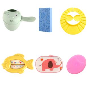 搓澡神器婴儿洗澡海绵宝宝洗头刷硅胶沐浴棉搓泥灰儿童用品搓澡巾