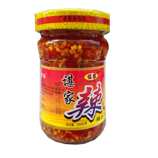 高安谌家辣椒酱228g猛辣江西宜春特产剁椒辣出汗下饭菜无豆豉包邮