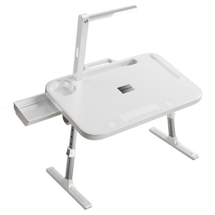 车载小桌板带阅读灯可折叠汽车内学习桌子车上后排写作业书桌神器