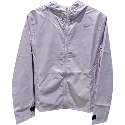 Nike/耐克正品夏季女士跑步运动梭织连帽防晒外套CU3218-511