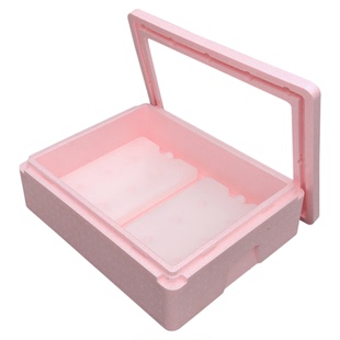 12升提拉米苏摆摊EPP泡沫保温箱商用摆摊透明盖甜品蛋糕慕斯冷藏