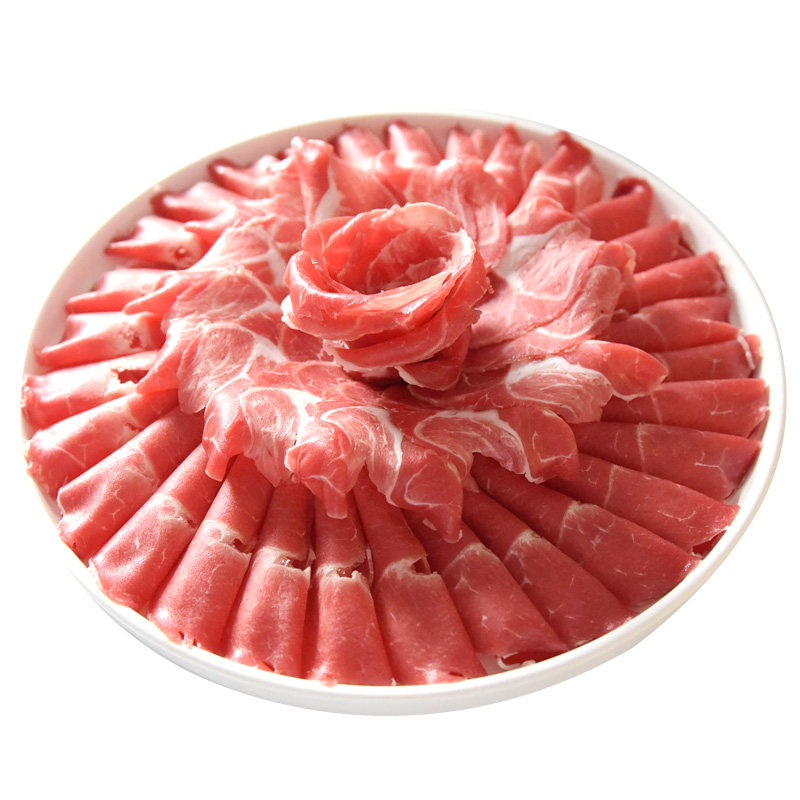 元宝肉卷羔羊肉冷冻涮羊肉片整条