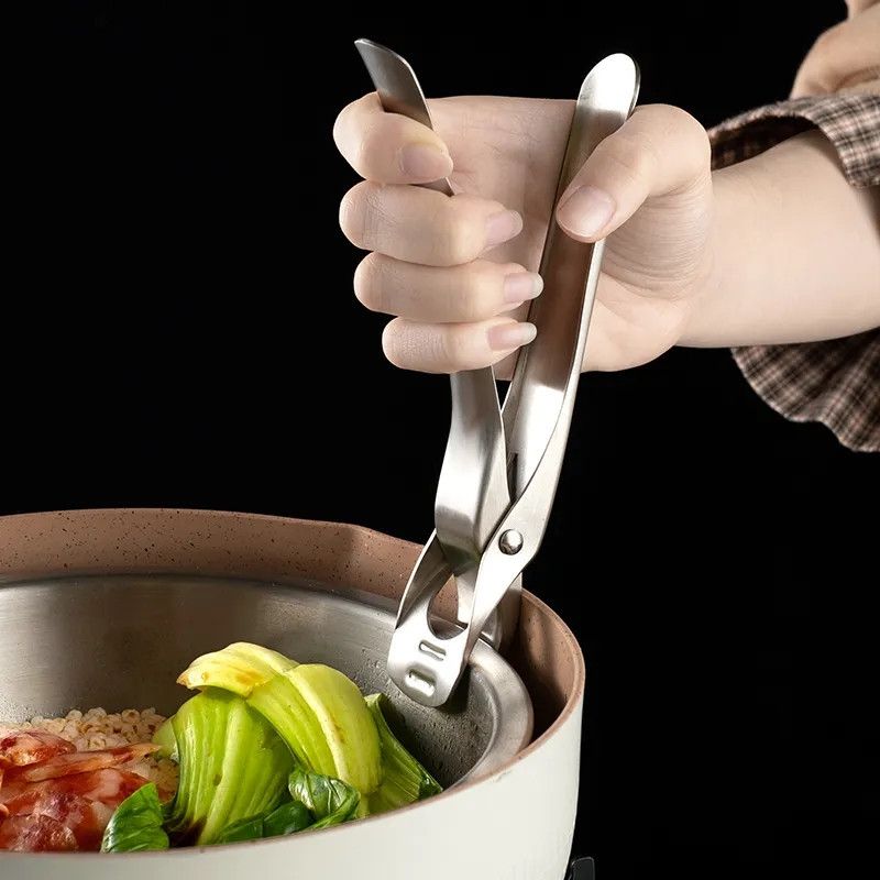 304不锈钢防烫夹取碗夹蒸菜蒸锅夹子盘子厨房夹碗神器菜盘提盘器