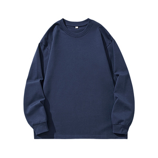 班尼路SK纯棉长袖t恤男士冬季2025新款宽松圆领打底衫上衣男款YS