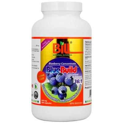 bill北美蓝莓精华36胶囊叶黄素