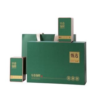 新款茶叶包装盒空礼盒绿茶通用碧螺春信阳毛尖龙井茶高端包装盒