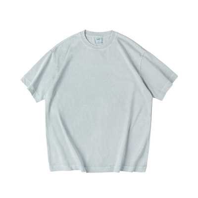 成衣染色310g宽松落肩短袖T恤